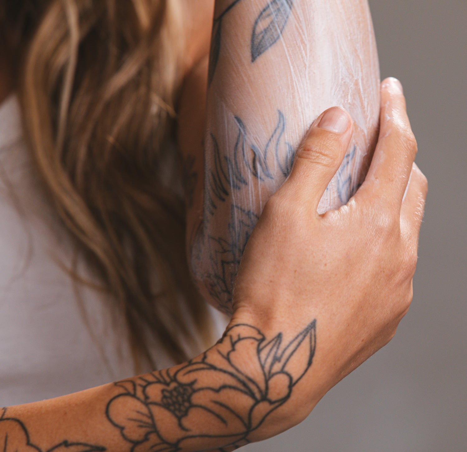 Tattooed Nurse | Blonde tattooed nurse with full sleeve tatt… | Flickr